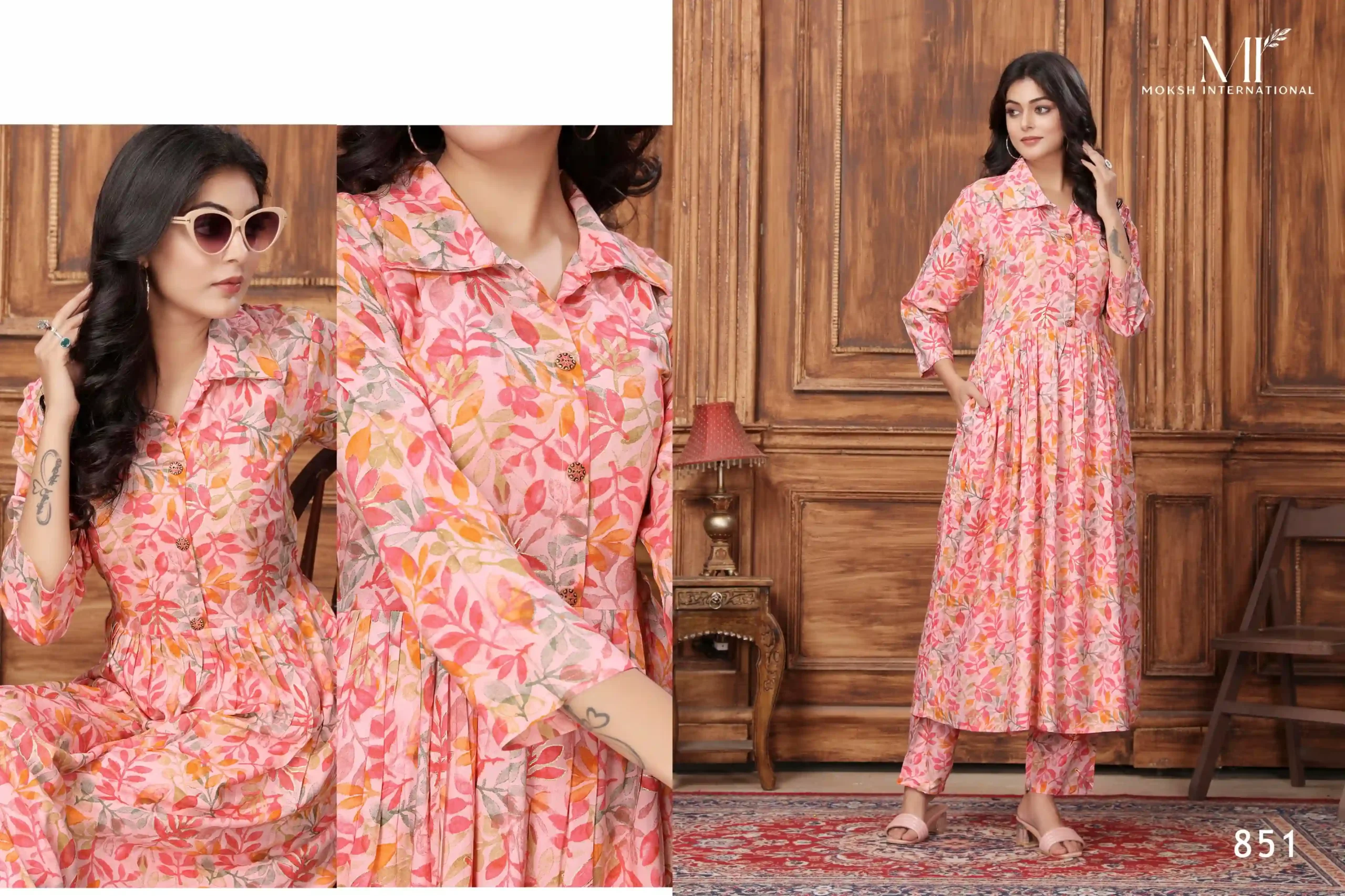 Moksh Co-Ord Set Wow Vol 2 Premium Rayon Export Quality Wholesale Co-Ord Set Catalog — Wholesale Kurtis, MPA wholesale from Surat - Gallery Image 5